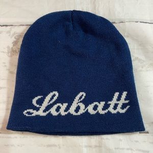 Buffalo Sabres Labatt Blue Beer Winter Knit Hat Beanie Skullcap Warm NHL Hockey